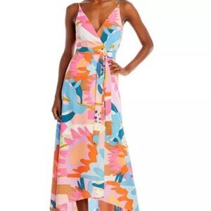 Aqua - Floral Print Maxi Dress - Size Small - NWT